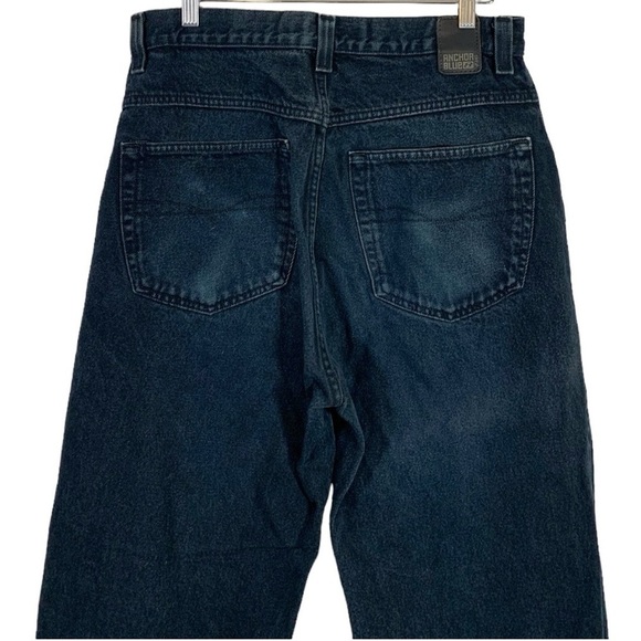 Vintage Anchor Blue Y2k Big Baggy Wide Leg Jeans Size 33 - Picture 5 of 9